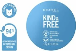 Rimmel London KIND & FREE Vegan Pressed Powder Gezichtspoeder 01 Translucent -Mode-Cosmetica Winkel 1200x801 1
