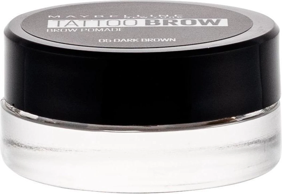 Maybelline Tattoo Brow Lasting Color Pomade - 05 Dark Brown 4 Maybelline Tattoo Brow Lasting Color Pomade - 05 Dark Brown - Afbeelding 2