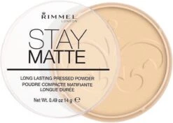 Rimmel London Stay Matte Pressed Powder - 001 Transparent - Powder -Mode-Cosmetica Winkel 1200x854 1