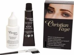 Christian Faye Wimper En Wenkbrauwverfkit - Black -Mode-Cosmetica Winkel 1200x896