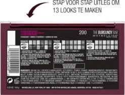 Maybelline The Burgundy Bar Oogschaduw En Highlighter Palette – Limited Edition -Mode-Cosmetica Winkel 1200x911 1