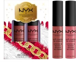 NYX Professional Makeup - Holidays 2022 Mrs Claus - Soft Matte Lip Cream Duo 02 - Roze 10 NYX Professional Makeup - Holidays 2022 Mrs Claus - Soft Matte Lip Cream Duo 02 - Roze -Mode-Cosmetica Winkel 1200x972