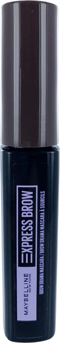 Maybelline Brow Drama Sculpting Wenkbrauw Mascara - Dark Brown 6 Maybelline Brow Drama Sculpting Wenkbrauw Mascara - Dark Brown - Afbeelding 4