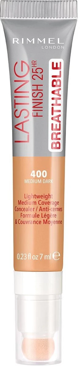 Rimmel London Rimmel Lasting Finish Breathable - 400 Natural Beige - Concealer 6 Rimmel London Rimmel Lasting Finish Breathable - 400 Natural Beige - Concealer - Afbeelding 4