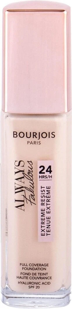Bourjois Always Fabulous Foundation - 120 Light Ivory -Mode-Cosmetica Winkel 280x1200 1