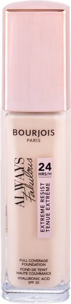 Bourjois Always Fabulous Foundation - 120 Light Ivory -Mode-Cosmetica Winkel 280x1200 2