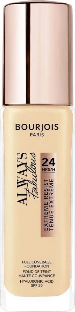 Bourjois Always Fabulous Foundation - 120 Light Ivory -Mode-Cosmetica Winkel 288x1200 2