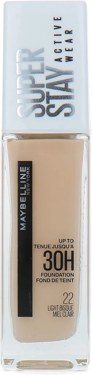 Maybelline New York - SuperStay 30H Active Wear Foundation - 22 Light Bisque - Foundation - 30ml (voorheen Superstay 24H Foundation) 3 Maybelline New York - SuperStay 30H Active Wear Foundation - 22 Light Bisque - Foundation - 30ml (voorheen Superstay 24H Foundation)