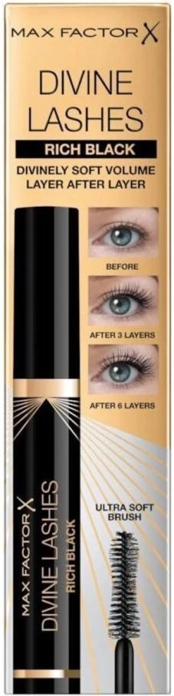 Max Factor Divine Lashes Mascara - 01 Black -Mode-Cosmetica Winkel 300x1200 12
