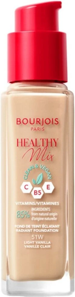 Bourjois Healthy Mix Clean Vegan Foundation 051 Light Vanilla 9 Bourjois Healthy Mix Clean Vegan Foundation 051 Light Vanilla -Mode-Cosmetica Winkel 305x1200 1