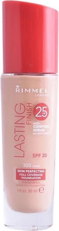 Rimmel London Lasting Finish Foundation - 300 Sand -Mode-Cosmetica Winkel 308x1200 3