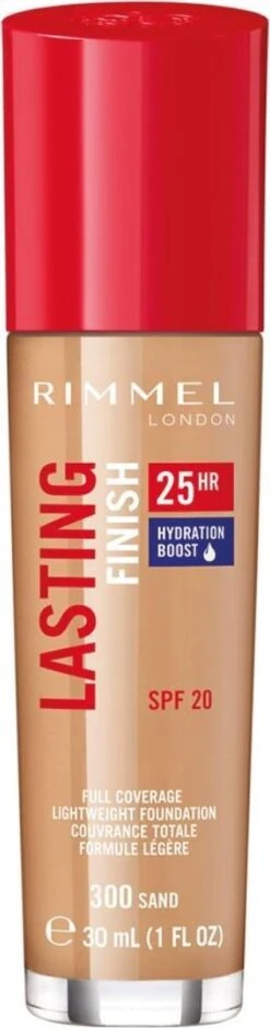 Rimmel London Lasting Finish Foundation - 300 Sand -Mode-Cosmetica Winkel 316x1200 2