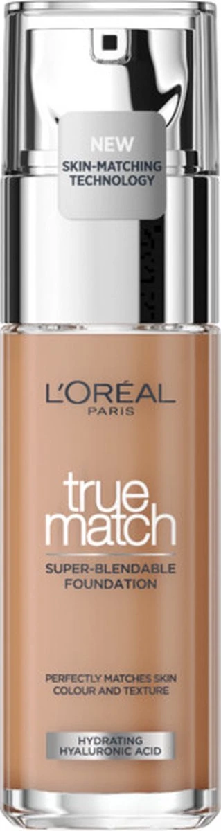 L’Oréal Paris - True Match Foundation - 7.5D/W - Natuurlijk Dekkende Foundation Met Hyaluronzuur En SPF 16 - 30 Ml 3 L’Oréal Paris - True Match Foundation - 7.5D/W - Natuurlijk Dekkende Foundation Met Hyaluronzuur En SPF 16 - 30 Ml