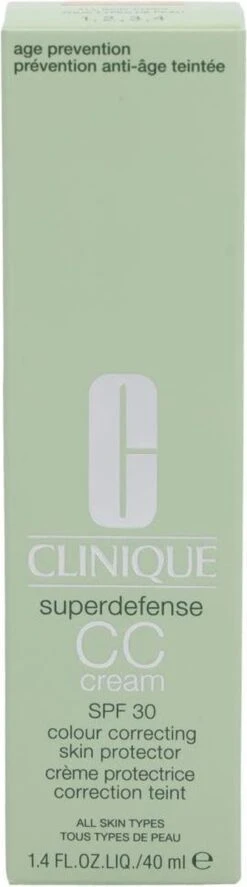 Clinique Superdefense CC Cream SPF30 - 04 Medium - CC Cream - 40 Ml 16 Clinique Superdefense CC Cream SPF30 - 04 Medium - CC Cream - 40 Ml -Mode-Cosmetica Winkel 334x1200 3