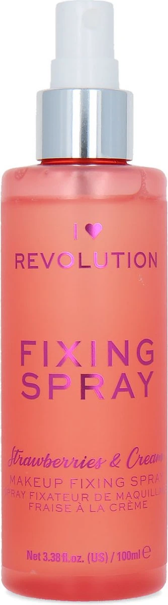 Makeup Revolution Strawberries & Cream Fixing Spray 3 Makeup Revolution Strawberries & Cream Fixing Spray