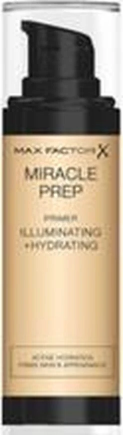 Max Factor Miracle Prep Primer Illuminating & Hydrating - 000 Transparant - 30 Ml -Mode-Cosmetica Winkel 341x1200 1