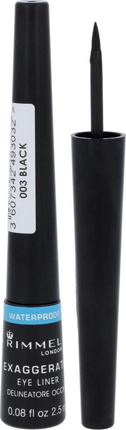 Rimmel London Rimmel Exaggerate Waterproof - Zwart - Eyeliner -Mode-Cosmetica Winkel 354x1200 2