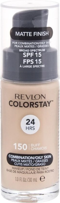 Revlon Colorstay Foundation With Pump Oily Skin - 150 Buff -Mode-Cosmetica Winkel 358x1200