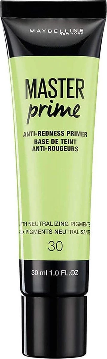 Maybelline Master Prime - 30 Anti Redness - Primer 9 Maybelline Master Prime - 30 Anti Redness - Primer - Afbeelding 7