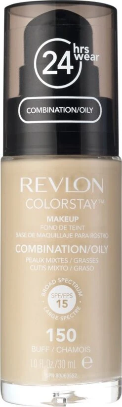 Revlon Colorstay Foundation With Pump Oily Skin - 150 Buff -Mode-Cosmetica Winkel 360x1200