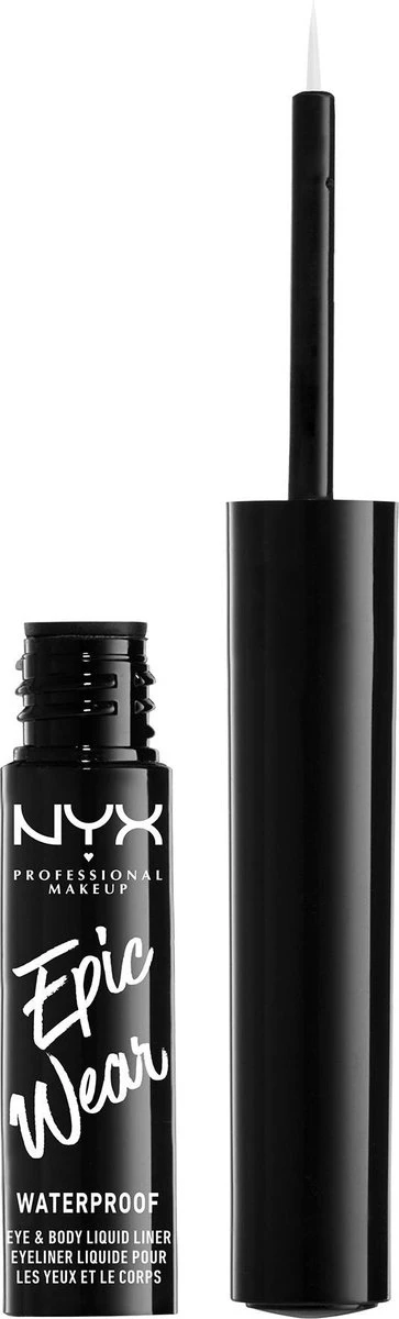 NYX Professional Makeup Epic Wear Liquid Eyeliner - White EWSPLL04 - 3.5 Ml 4 NYX Professional Makeup Epic Wear Liquid Eyeliner - White EWSPLL04 - 3.5 Ml - Afbeelding 2