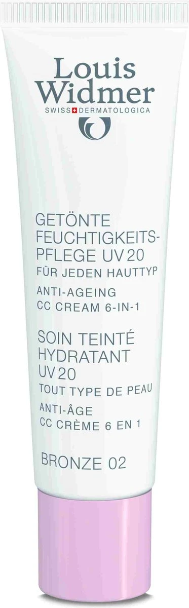 Louis Widmer CC-cream (getinte Dagverzorging UV20) Nr.2 Bronze Ongeparfumeerd 5 Louis Widmer CC-cream (getinte Dagverzorging UV20) Nr.2 Bronze Ongeparfumeerd - Afbeelding 3