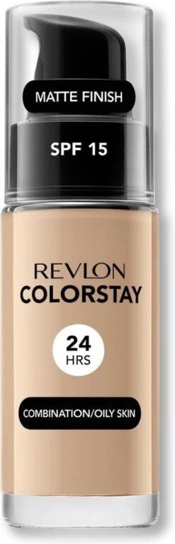 Revlon Colorstay Foundation With Pump Oily Skin - 150 Buff -Mode-Cosmetica Winkel 386x1200