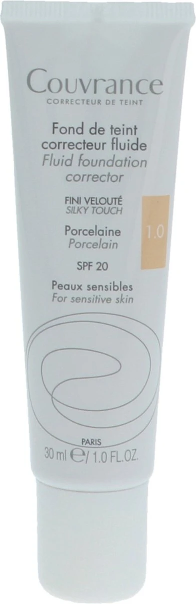 Avene Couvrance Fluid Foundation Corrector SPF20 30ml 4 Avene Couvrance Fluid Foundation Corrector SPF20 30ml - Afbeelding 2