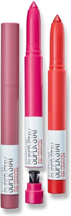 Maybelline SuperStay Ink Crayon Matte Lipstick - 20 Enjoy The View -Mode-Cosmetica Winkel 394x1200 1
