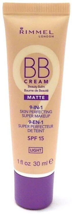 Rimmel London BB Cream 9-in-1 Matte Skin Perfecting Super Makeup - Light - BB Cream -Mode-Cosmetica Winkel 406x1200 2