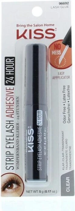KISS - Strip Eyelash Adhesive 24 Hour Clear 10 KISS - Strip Eyelash Adhesive 24 Hour Clear -Mode-Cosmetica Winkel 427x1200 5