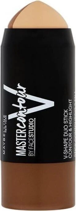 Maybelline Master Contour V-Shape Duo Stick - Medium - Contouring 10 Maybelline Master Contour V-Shape Duo Stick - Medium - Contouring -Mode-Cosmetica Winkel 433x1200 2