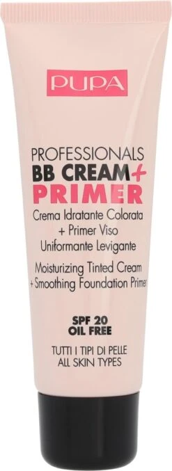 Pupa Milano Professionals BB Cream + Primer - Nude 001 25 Pupa Milano Professionals BB Cream + Primer - Nude 001 -Mode-Cosmetica Winkel 438x1200 4