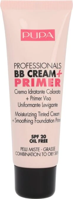 Pupa BB Cream + Primer For Combination To Oily Skin - 002 Sand 19 Pupa BB Cream + Primer For Combination To Oily Skin - 002 Sand -Mode-Cosmetica Winkel 443x1200 2