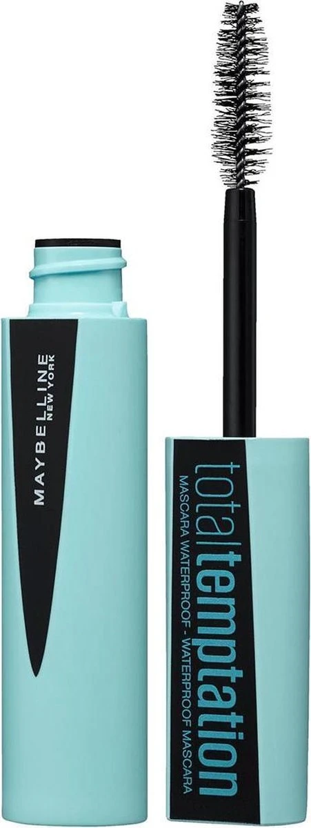 Maybelline Total Temptation Waterproof Mascara - 001 Zwart 12 Maybelline Total Temptation Waterproof Mascara - 001 Zwart - Afbeelding 10
