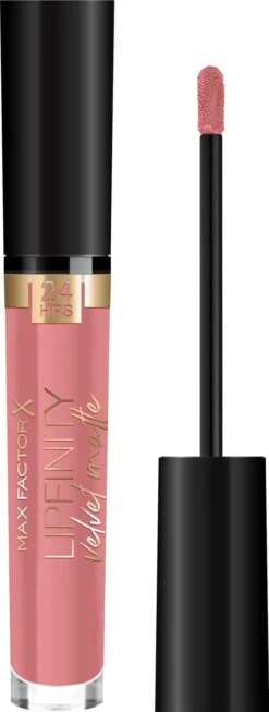 Max Factor Lipfinity Velvet Matte Lippenstift - 045 Posh Pink Nude -Mode-Cosmetica Winkel 454x1200 1