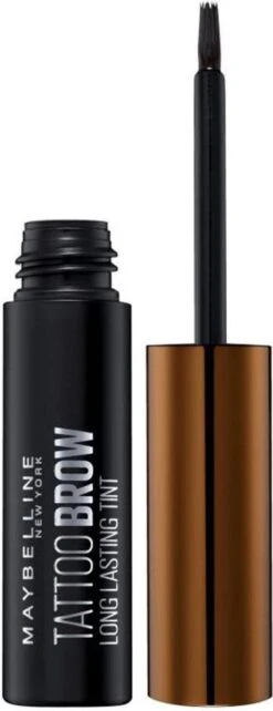 Maybelline Tattoo Brow Peel-Off Wenkbrauwgel - 3 Dark Brown - Bruin 32 Maybelline Tattoo Brow Peel-Off Wenkbrauwgel - 3 Dark Brown - Bruin -Mode-Cosmetica Winkel 462x1200