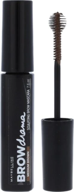 Maybelline Brow Drama - Medium Brown - Bruin - Wenkbrauwmascara 16 Maybelline Brow Drama - Medium Brown - Bruin - Wenkbrauwmascara -Mode-Cosmetica Winkel 467x1200