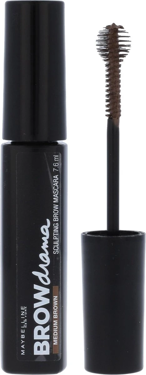 Maybelline Brow Drama - Medium Brown - Bruin - Wenkbrauwmascara 7 Maybelline Brow Drama - Medium Brown - Bruin - Wenkbrauwmascara - Afbeelding 5