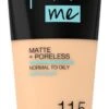 Maybelline Fit Me Matte & Poreless Foundation - 115 Ivory -Mode-Cosmetica Winkel 478x1200