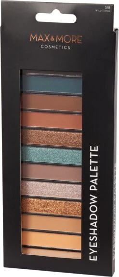 Make-up - Oogschaduwpalet - Max&More - Oogschaduw - Matte & Glimmende Metallic - Vegan 10 Make-up - Oogschaduwpalet - Max&More - Oogschaduw - Matte & Glimmende Metallic - Vegan -Mode-Cosmetica Winkel 518x1200 1