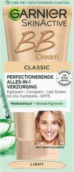 Garnier Face SkinActive - BB Cream Classic Light 5-in-1 Dagverzorging - 2x 50 Ml 19 Garnier Face SkinActive - BB Cream Classic Light 5-in-1 Dagverzorging - 2x 50 Ml -Mode-Cosmetica Winkel 519x1200 2