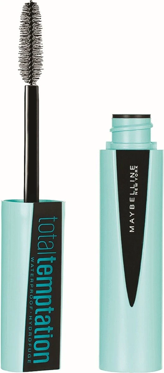Maybelline Total Temptation Waterproof Mascara - 001 Zwart 9 Maybelline Total Temptation Waterproof Mascara - 001 Zwart - Afbeelding 7