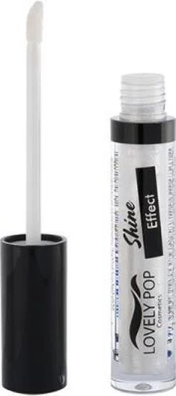 Lovely Pop Cosmetics - Shine Effect - Lipgloss - Wit - Parelmoer/glitter/iriserend/metallic/transparant - Nummer 7 - 1 Flesje Met 3,5 Ml Inhoud