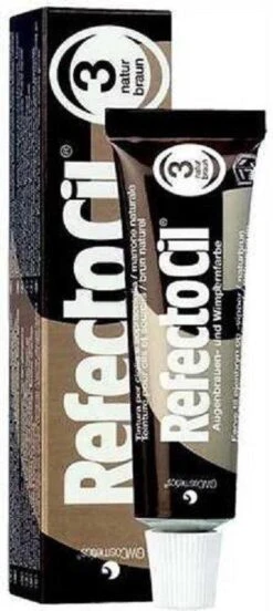 Refectocil Wimper & Wenkbrauw Verf Natuur Bruin 15 Gr (nr 3) Set Van 2 Stuks