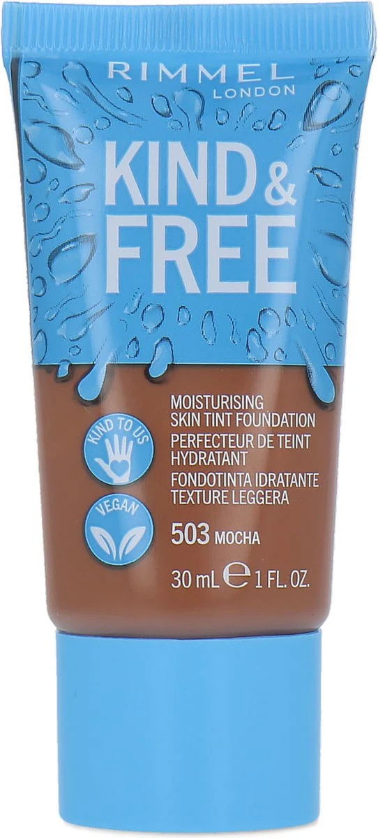 Rimmel London KIND & FREE Vegan Foundation 503 Mocha 2 Rimmel London KIND & FREE Vegan Foundation 503 Mocha
