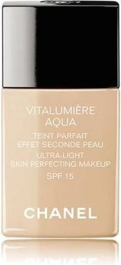 Chanel Vitalumiere Aqua Foundation - 30 Beige - SPF15 - 30 Ml 24 Chanel Vitalumiere Aqua Foundation - 30 Beige - SPF15 - 30 Ml -Mode-Cosmetica Winkel 548x1200