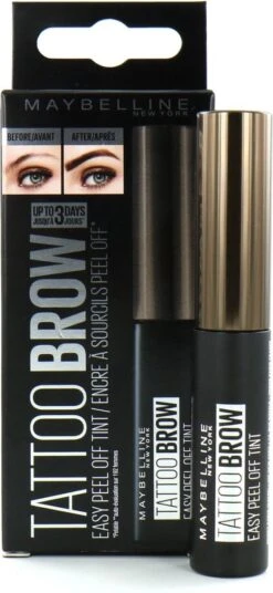 Maybelline New York - Tattoo Brow Peel-Off Wenkbrauwgel - 25 Chocolate Brown - Bruin -Mode-Cosmetica Winkel 553x1200 2