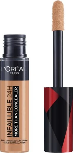 L'Oréal Paris - Infaillible More Than Concealer - 328.5 Crème Brûlée -Langhoudende Concealer Met Een Hoge Dekking - 11ml -Mode-Cosmetica Winkel 575x1200