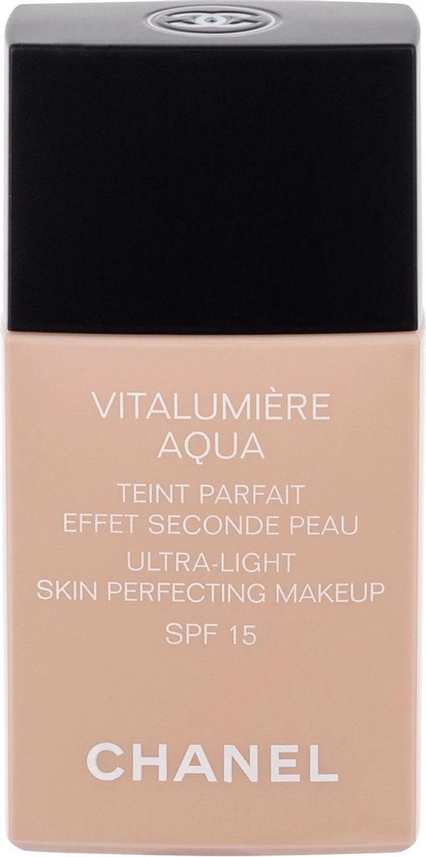 Chanel Vitalumiere Aqua Foundation - 30 Beige - SPF15 - 30 Ml 3 Chanel Vitalumiere Aqua Foundation - 30 Beige - SPF15 - 30 Ml
